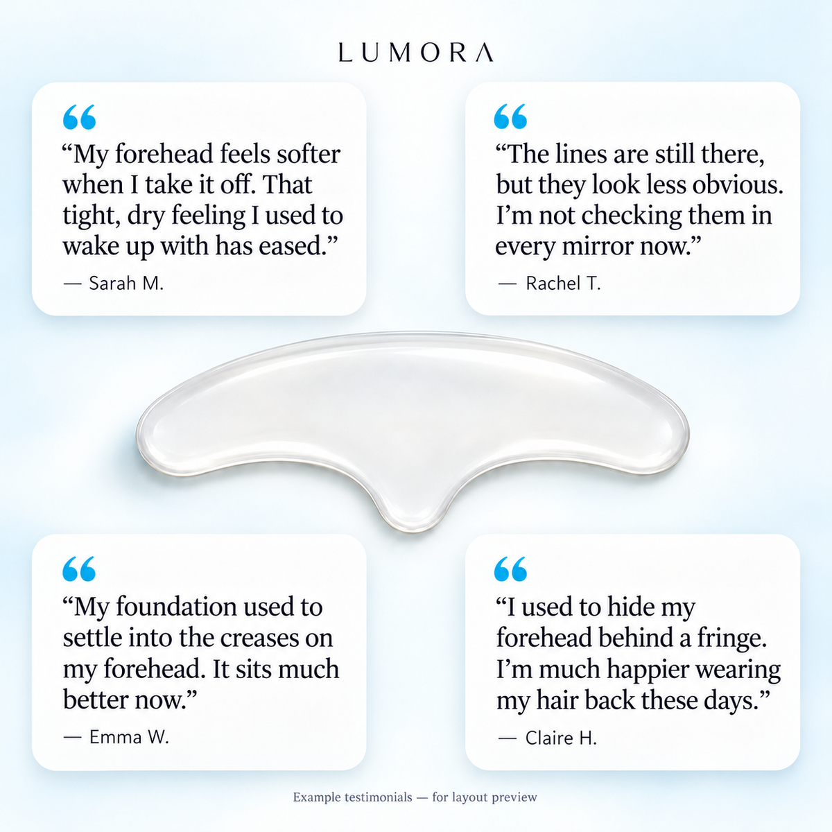 Lumora's Forehead Wrinkle Patches